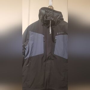 Free Country Thermo Ski Jacket Black/Gray Large & XLarge
